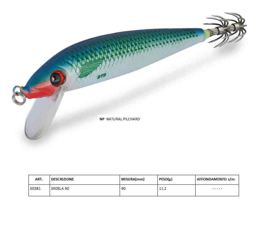 DTD SRDELA TROLLING JIG FASSA